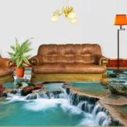 Напольная 3d графика - рисунки - цены - образец - идеи