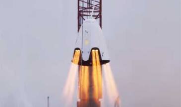 В SpaceX показали элементы пропульсивной посадки капсулы Crew Dragon [видео]