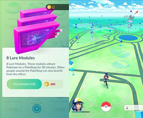 Приманки в Pokemon GO: об особенностях применения - #pokemongo