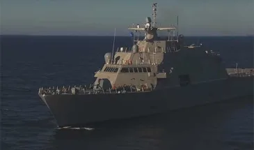Lockheed Martin передал боевой корабль LCS-7 Detroit ВВС США [видео]