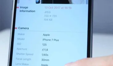 Как быстро удалить метаданные фотографии (exif) в iPhone или iPad