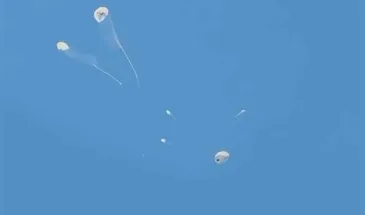 Последний тест парашютной системы экипажной капсулы корабля Orion [видео]