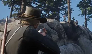 Как спешиваться (спрыгнуть с лошади) с оружием в руках в RDR 2: есть вариант