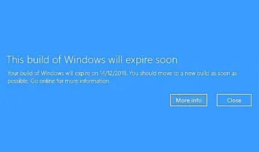 Срок действия сборки Windows скоро истекает: что за баг, и как его устранить?