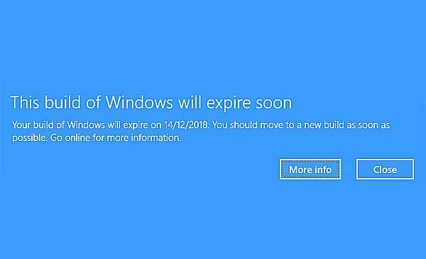 Срок действия сборки Windows скоро истекает: что за баг, и как его устранить?