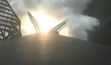 Приводнение первой ступени Falcon 9 [видео]