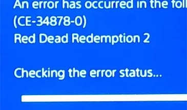 Ошибка CE-34878-0 в Red Dead Online: что можно сделать