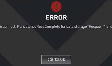 PersistenceReadComplete for data storage “Respawn” failed в Apex-е: что делать?