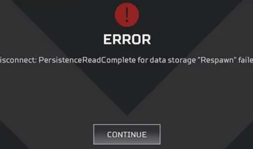 PersistenceReadComplete for data storage “Respawn” failed в Apex-е: что делать?