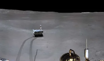 Yutu-2 накатал уже 163 метра по обратной стороне Луны [видео]
