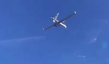 Перехват ударного MQ-9 Reaper истребителем ВКС РФ ? [видео]