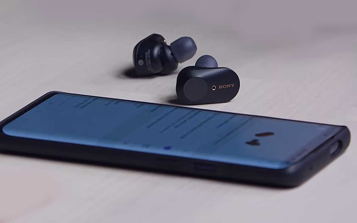 Громкость у Sony WF-1000XM3: как настроить регулировку с наушника