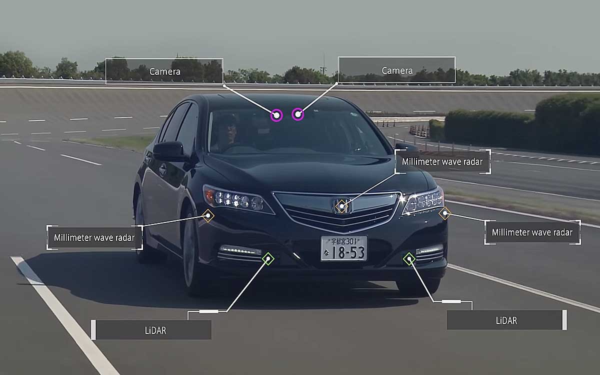 Продажу беспилотных авто с 3 lvl автоматизации Honda планирует начать уже в этом году