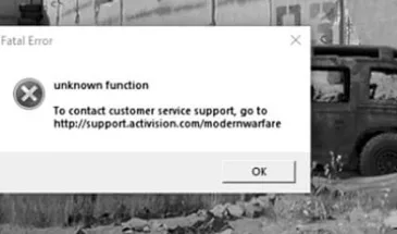 Unknown function в CoD Warzone: что делать с этой неизвестной функцией