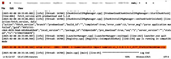 Если снова Не удалось распаковать файлы и Genshin Impact не работает