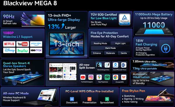 Обзор планшета Blackview MEGA 8 - приложения