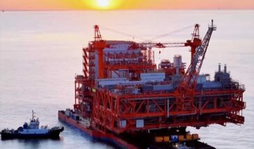 Китай установил крупнейшую морскую платформу в Бохайском заливе