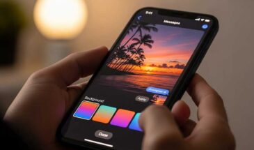 Как менять обои в чатах iMessage в новой iOS 26: даже с ИИ
