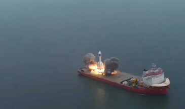 Морской старт РН Yuanxing-1 [видео]