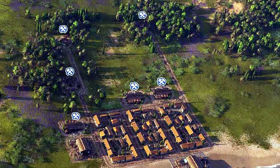 Anno 117 Pax Romana: мало населения и рабочей силы?