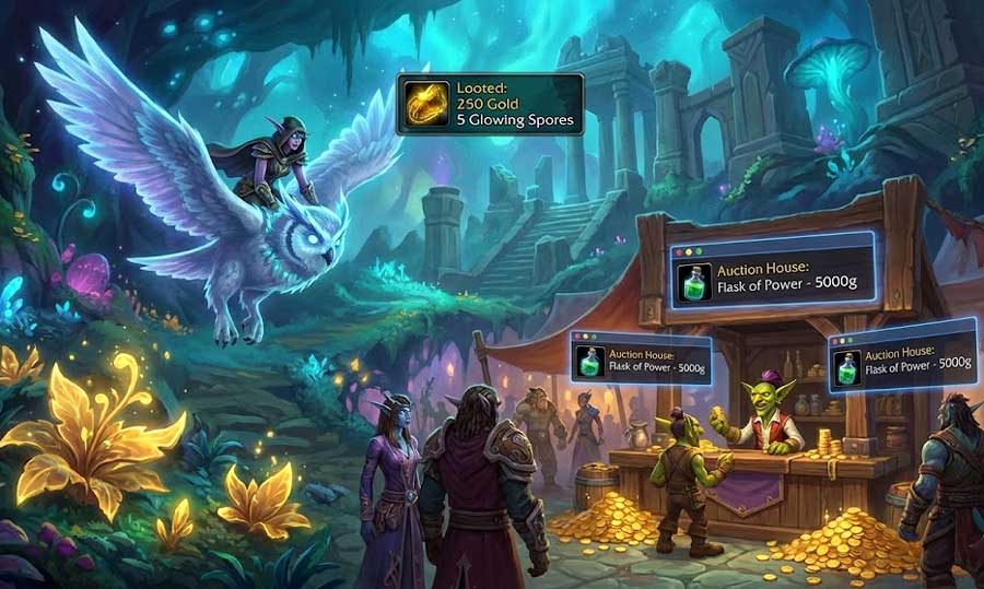 Голдфарм в World of Warcraft без затей и лишней зауми