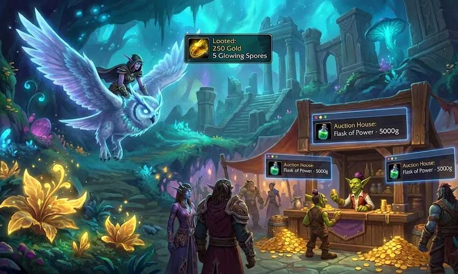 Голдфарм в World of Warcraft без затей и лишней зауми - экономика игры