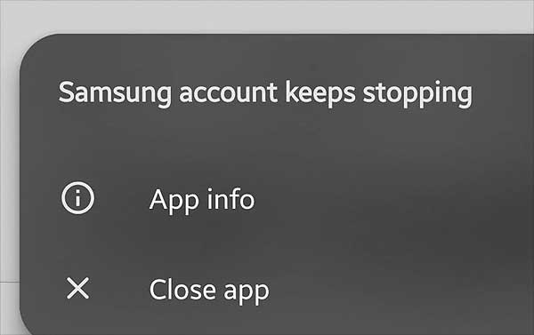 Samsung Account keeps stopping: что это и что с ним делать?