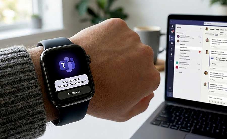 Microsoft Teams на Apple Watch: как настроить