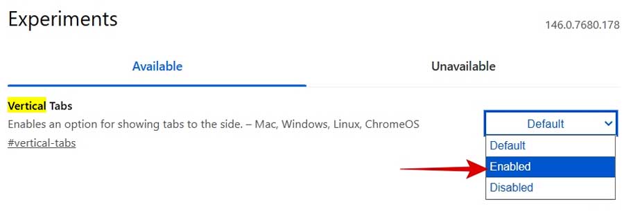 Вертикальные вкладки в браузере Chrome: как включить