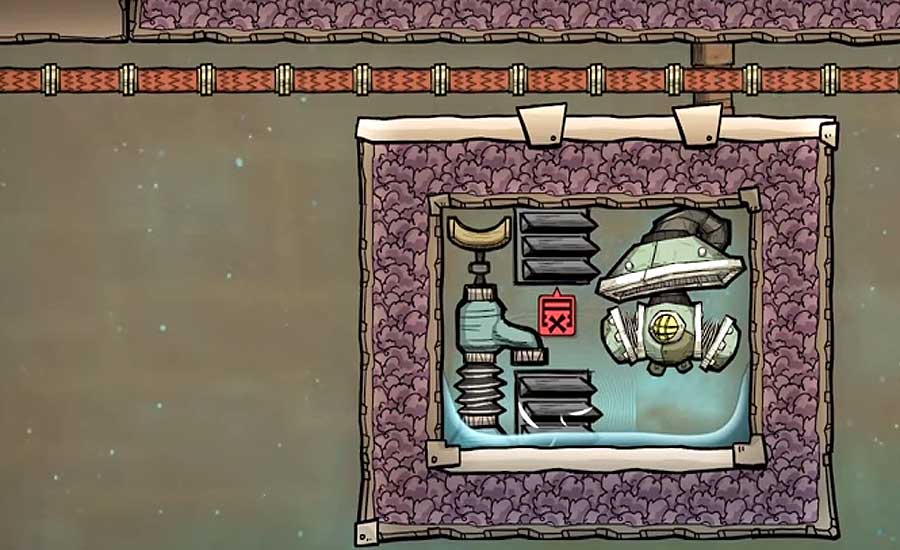 Бездонное хранилище газа в Oxygen Not Included: как это делается