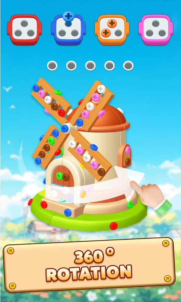 Немного простеньких Android-игр на поиграть для успокоения - Screwdom 3D
