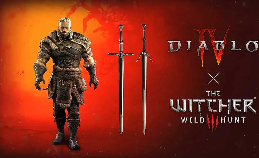 Как получить скин Геральта в Diablo 4: условия кроссовера с Ведьмаком